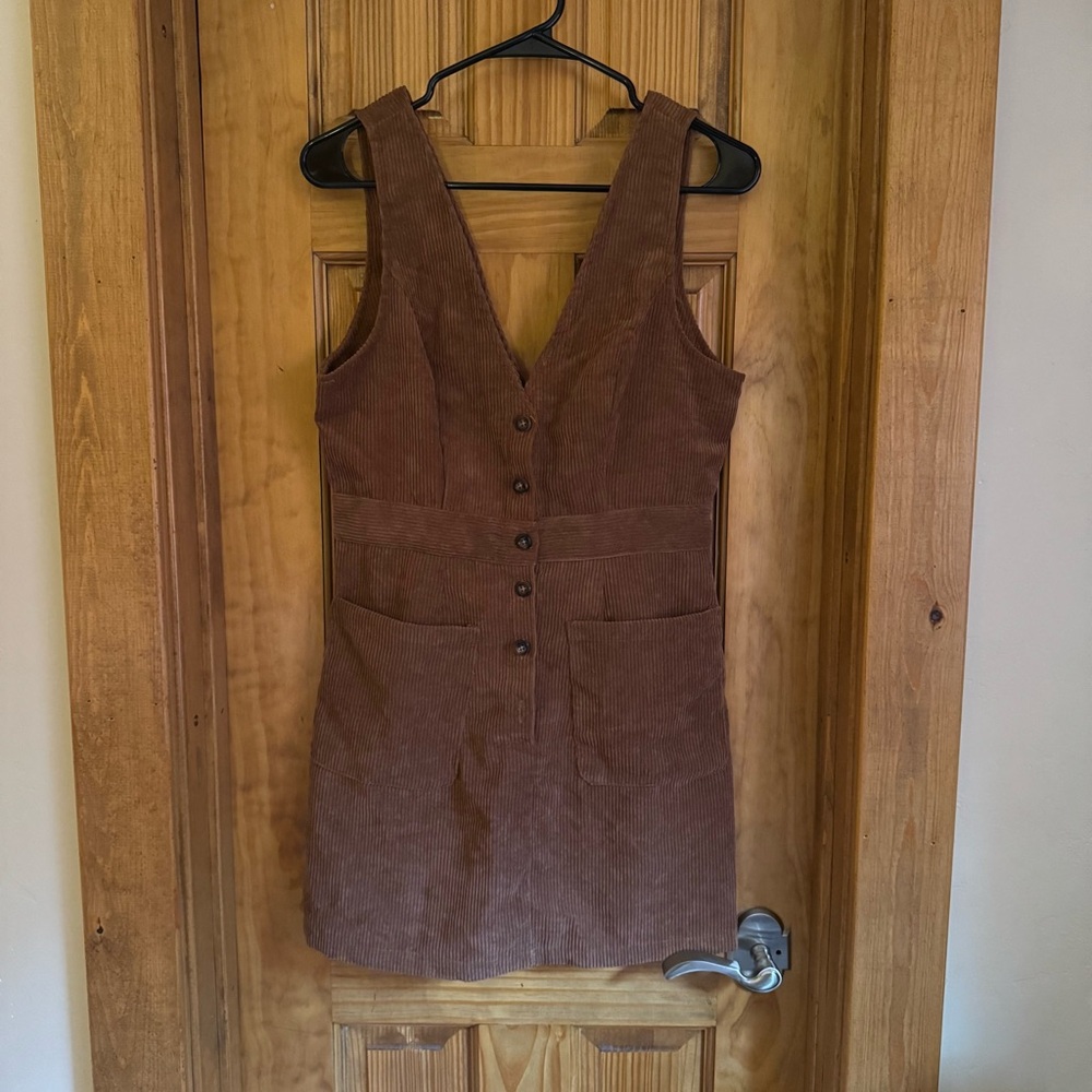 SHEIN Tan Corduroy Jumper